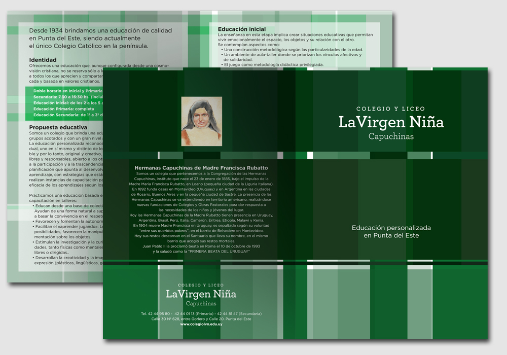 Identidad visual del Colegio y Liceo La Virgen Niña