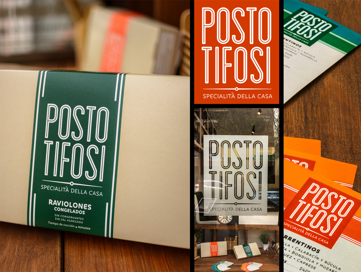 Identidad visual de Posto Tifosi