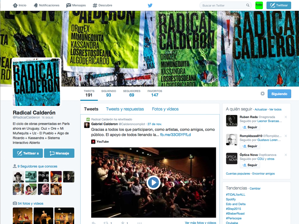 Ciclo Radical Calderón 