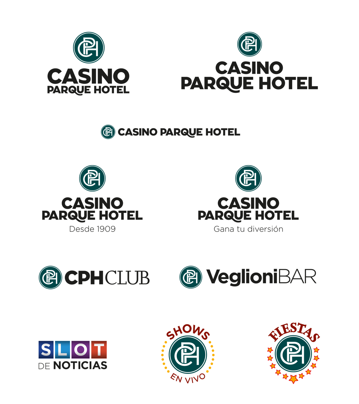 Identidad visual del Casino Parque Hotel