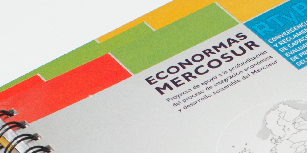 Identidad visual de Econormas Mercosur