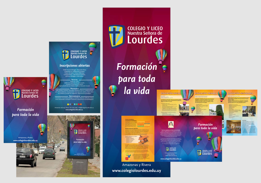 Identidad visual del Colegio Nuestra señora de Lourdes
